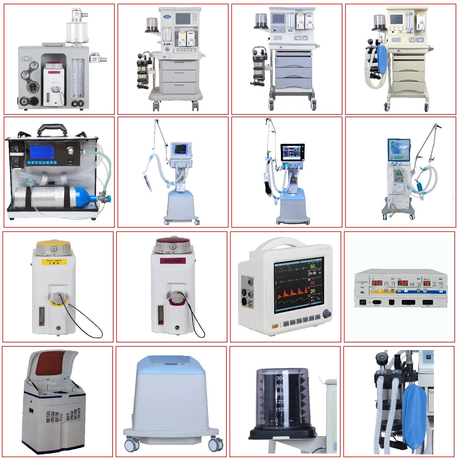 manufacturer of hospital surgical medical equipment anesthesia ventilator machine